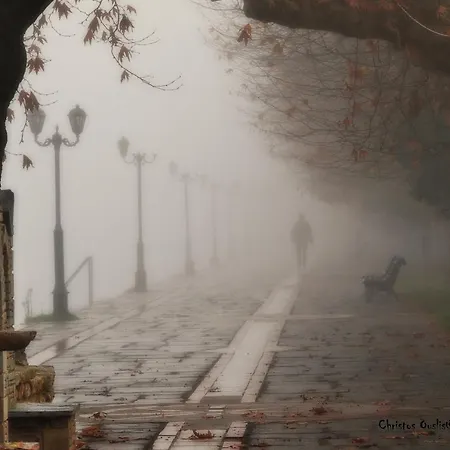 Kasoni , απόλυτα κεντρικό μπροστά στη λίμνη Кастория